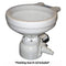 Marine Sanitation Raritan Sea Era Toilet - Marine Size - Remote Intake Pump - Straight  90 Discharge - Smart Toilet Control - 12v [162MR012] Raritan