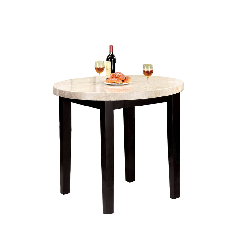 Marion II Contemporary Counter Height Table , Espresso-Bar Stools & Tables-Espresso-Marble, Solid Wood, Wood Veneer & Others-JadeMoghul Inc.