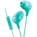 Marshmallow(R) Inner-Ear Headphones with Microphone (Green)-Headphones & Headsets-JadeMoghul Inc.