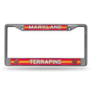 Jeep License Plate Frame Maryland Bling Chrome Frame