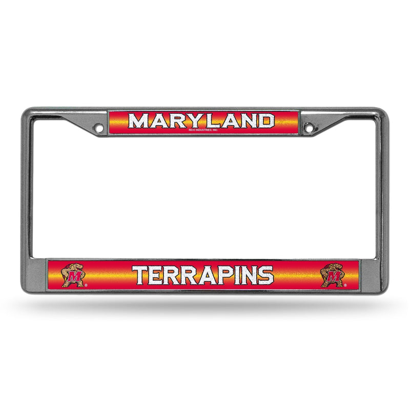 Jeep License Plate Frame Maryland Bling Chrome Frame