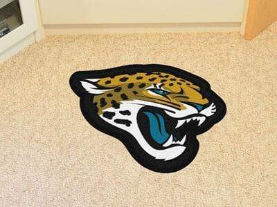 Mascot Mat Custom Area Rugs NFL Jacksonville Jaguars Mascot Custom Shape Mat FANMATS
