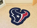 Mascot Mat Custom Door Mats NFL Houston Texans Mascot Custom Shape Mat FANMATS