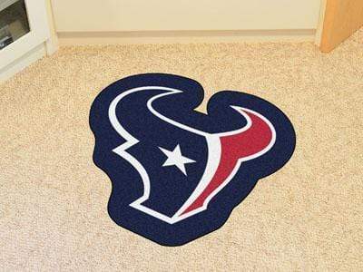 Mascot Mat Custom Door Mats NFL Houston Texans Mascot Custom Shape Mat FANMATS