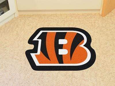 Mascot Mat Custom Floor Mats NFL Cincinnati Bengals Mascot Custom Shape Mat FANMATS