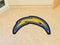 Mascot Mat Custom Logo Rugs NFL Los Angeles Chargers Mascot Custom Shape Mat FANMATS