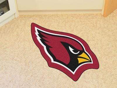 Mascot Mat Custom Mats NFL Arizona Cardinals Mascot Custom Shape Mat FANMATS