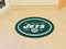 Mascot Mat Custom Size Rugs NFL New York Jets Mascot Custom Shape Mat FANMATS