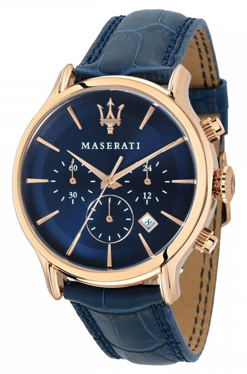 Maserati Epoca Chronograph Quartz R8871618007 Men's Watch-Branded Watches-Black-JadeMoghul Inc.