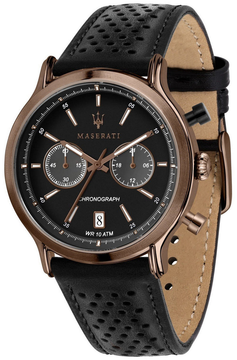 Maserati Legend R8871638001 Chronograph Quartz Men's Watch-Branded Watches-Black-JadeMoghul Inc.