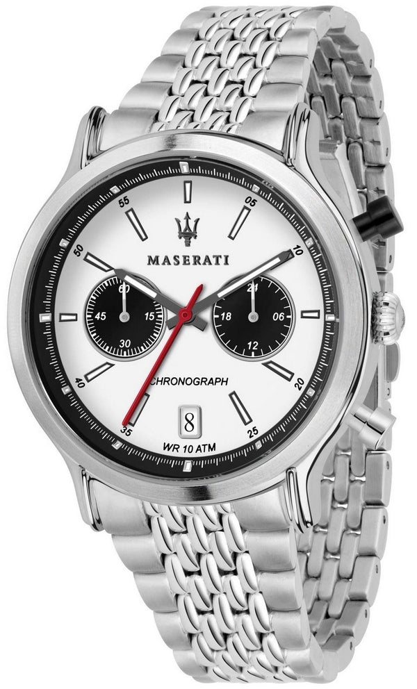 Maserati Legend R8873638004 Chronograph Quartz Men's Watch-Branded Watches-White-JadeMoghul Inc.