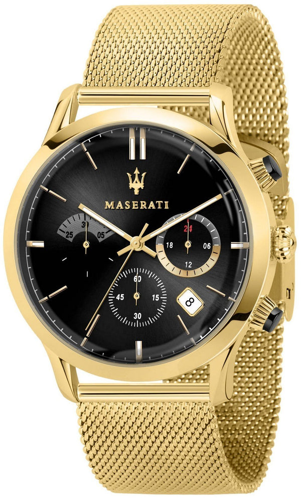 Maserati Ricordo R8873633003 Quartz Analog Men's Watch-Branded Watches-Black-JadeMoghul Inc.
