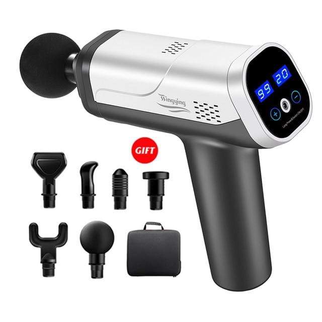 Massage Gun Fascia Gun Neck Massager Vibration Fitness Equipment Noise Reduction Design Electric Massager Relax Muscle JadeMoghul Inc. 