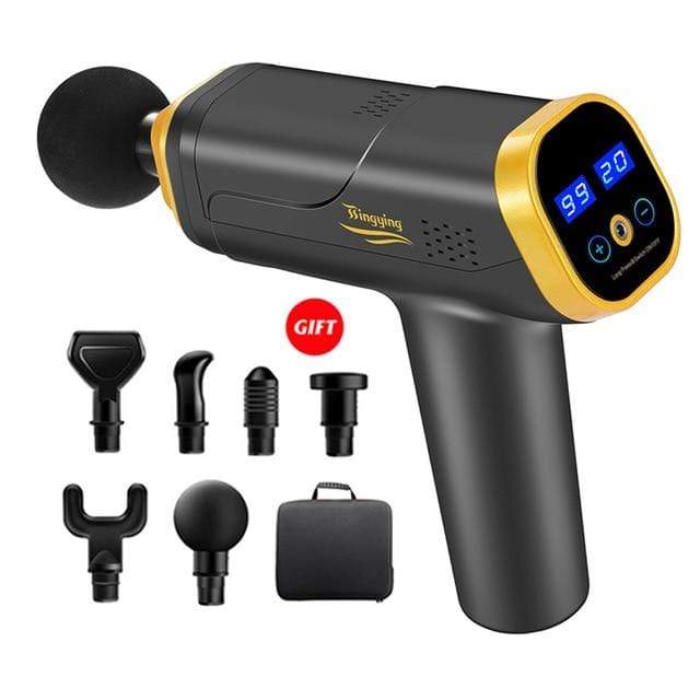 Massage Gun Fascia Gun Neck Massager Vibration Fitness Equipment Noise Reduction Design Electric Massager Relax Muscle JadeMoghul Inc. 