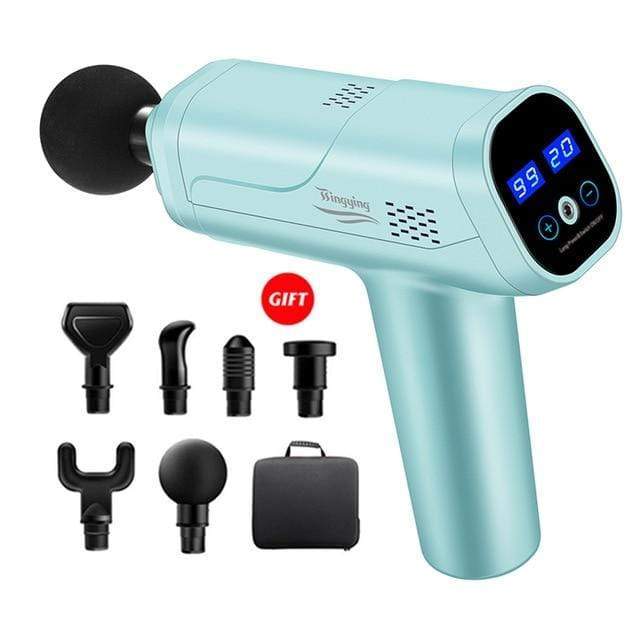 Massage Gun Fascia Gun Neck Massager Vibration Fitness Equipment Noise Reduction Design Electric Massager Relax Muscle JadeMoghul Inc. 