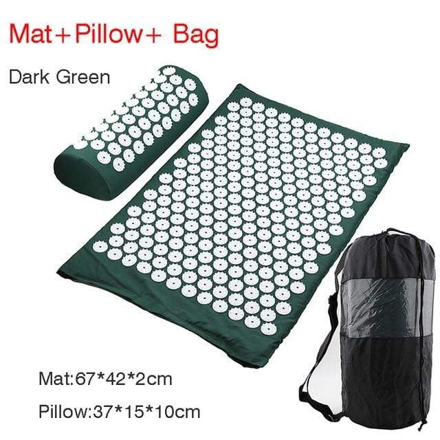 Massager Cushion Massage Yoga Mat Acupressure mat Relieve Stress Back Body Pain Spike Mat Massage Mat JadeMoghul Inc. 