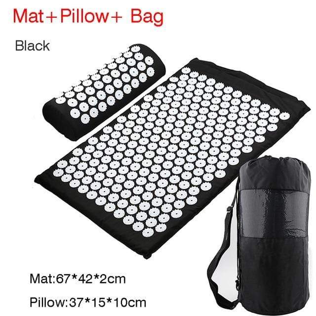 Massager Cushion Massage Yoga Mat Acupressure mat Relieve Stress Back Body Pain Spike Mat Massage Mat JadeMoghul Inc. 