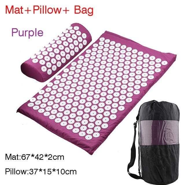 Massager Cushion Massage Yoga Mat Acupressure mat Relieve Stress Back Body Pain Spike Mat Massage Mat JadeMoghul Inc. 