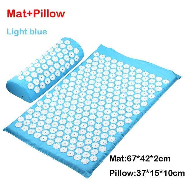 Massager Cushion Massage Yoga Mat Acupressure mat Relieve Stress Back Body Pain Spike Mat Massage Mat JadeMoghul Inc. 