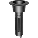 Mate Series Plastic 0 Rod Cup Holder - Drain - Round Top - Black [P1000DB]-Rod Holders-JadeMoghul Inc.