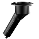 Mate Series Plastic 30 Rod Cup Holder - Drain - Round Top - Black [P1030DB]-Rod Holders-JadeMoghul Inc.