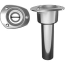 Mate Series Stainless Steel 0 Rod Cup Holder - Open - Oval Top [C2000ND]-Rod Holders-JadeMoghul Inc.