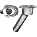 Mate Series Stainless Steel 30 Rod Cup Holder - Open - Oval Top [C2030ND]-Rod Holders-JadeMoghul Inc.