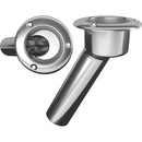 Mate Series Stainless Steel 30 Rod Cup Holder - Open - Round Top [C1030ND]-Rod Holders-JadeMoghul Inc.