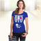 Maternity Cute Printed Short Sleeved Tshirt Top-Dark Blue Skeleton-L-JadeMoghul Inc.