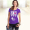 Maternity Cute Printed Short Sleeved Tshirt Top-Purple Skeleton-L-JadeMoghul Inc.