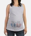 Maternity cute Printed sleeveless T Shirt top-grey-S-JadeMoghul Inc.
