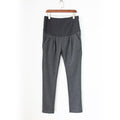 Maternity Warm Sweatpants With Elastic Waistband Tummy Support-Dark grey-XL-JadeMoghul Inc.