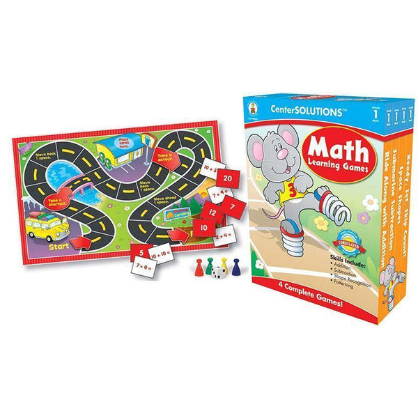 MATH LEARNING GAMES GR 1-Learning Materials-JadeMoghul Inc.