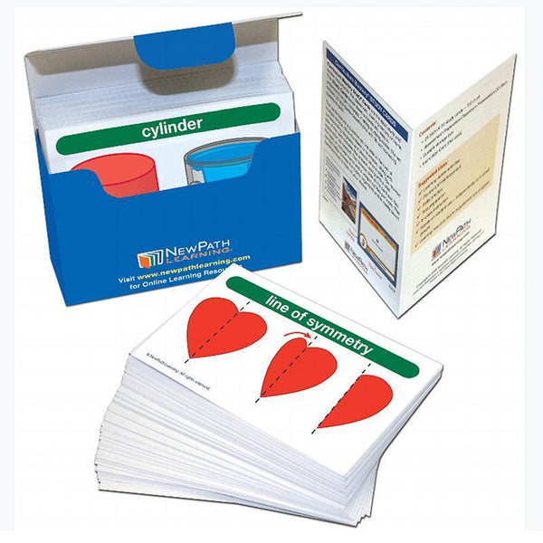 MATH VOCAB FLASH CARDS GR 1-2-Learning Materials-JadeMoghul Inc.