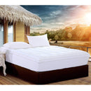 Mattresses Mattress Sale - 18" Square Quilted Accent California King Piping Mattress Pad With Fitted Cover HomeRoots