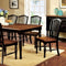 Mayville Cottage Dining Table, Black & Antiqued Oak-Dining Tables-Black & Antiqued Oak-Solid Wood/Wood Veneer-JadeMoghul Inc.