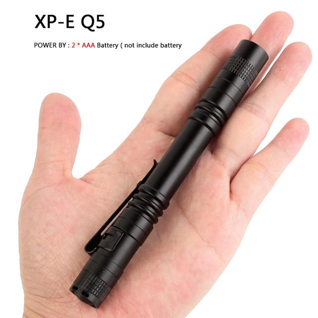 Medical Led Flashlight Torch Battery Lanterna Waterproof Shock Resistant,hard Light Bulbs Camping Q5 Adjustable 2000 Aluminum JadeMoghul Inc. 