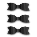 Medium Classic Black Paper Bows (Pack of 12)-Favor-JadeMoghul Inc.