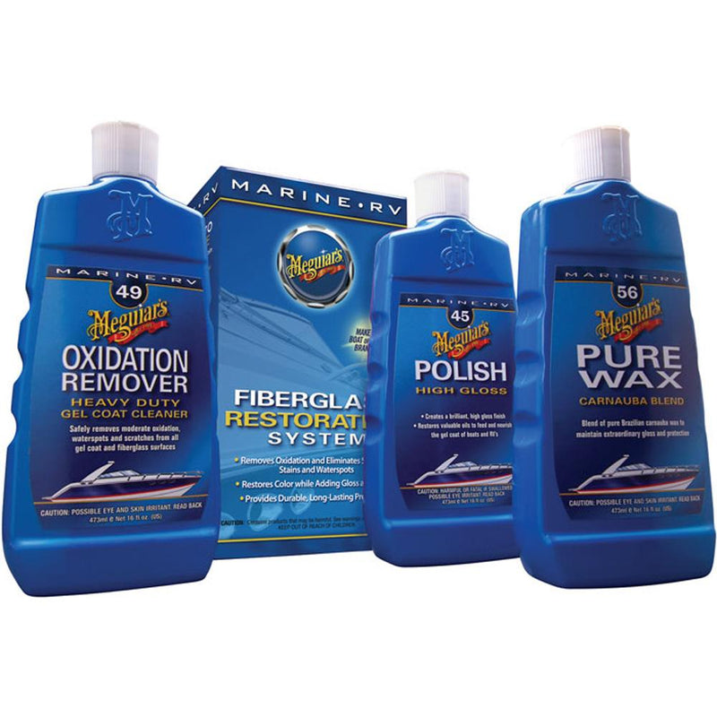 Meguiar's MG Fiberglass Oxidation Removal Kit [M4965]-Cleaning-JadeMoghul Inc.