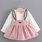 Melario Baby Dresses 2017 Summer New Baby Girls Clothes Lace Bow tie Mini A-Line Baby Princess Dress Cute Cotton Kids Clothing-Pink-6M-JadeMoghul Inc.
