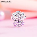 Memnon Mother's day collection love mom best bridesmaid charms 925 sterling silver hearts beads fit bracelets diy gift to mom-BE564-JadeMoghul Inc.