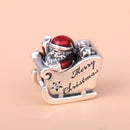 Memnon winter collection charms 925 sterling silver fine jewelry Snowman Santa beads fit bracelets DIY gift for Christmas BE413-BE423-JadeMoghul Inc.