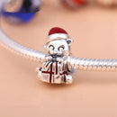 Memnon winter collection charms 925 sterling silver fine jewelry Snowman Santa beads fit bracelets DIY gift for Christmas BE413-BE424-JadeMoghul Inc.