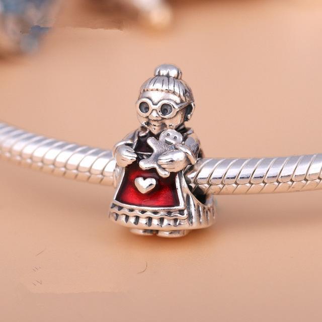 Memnon winter collection charms 925 sterling silver fine jewelry Snowman Santa beads fit bracelets DIY gift for Christmas BE413-BE427-JadeMoghul Inc.
