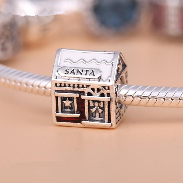 Memnon winter collection charms 925 sterling silver fine jewelry Snowman Santa beads fit bracelets DIY gift for Christmas BE413-BE428-JadeMoghul Inc.