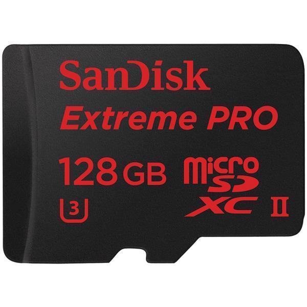 Memory Cards SanDisk Extreme(R) PRO microSDXC(TM) Card with USB 3.0 Adapter (128GB) Petra Industries