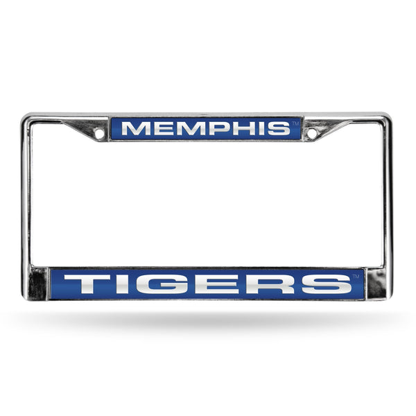 Ford License Plate Frame Memphis Laser Chrome Frame