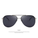Men 100% Polarized Aluminum Alloy Frame Sunglasses-C02 Gray-JadeMoghul Inc.