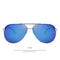 Men 100% Polarized Aluminum Alloy Frame Sunglasses-C03 Blue-JadeMoghul Inc.