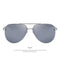 Men 100% Polarized Aluminum Alloy Frame Sunglasses-C04 Silver-JadeMoghul Inc.
